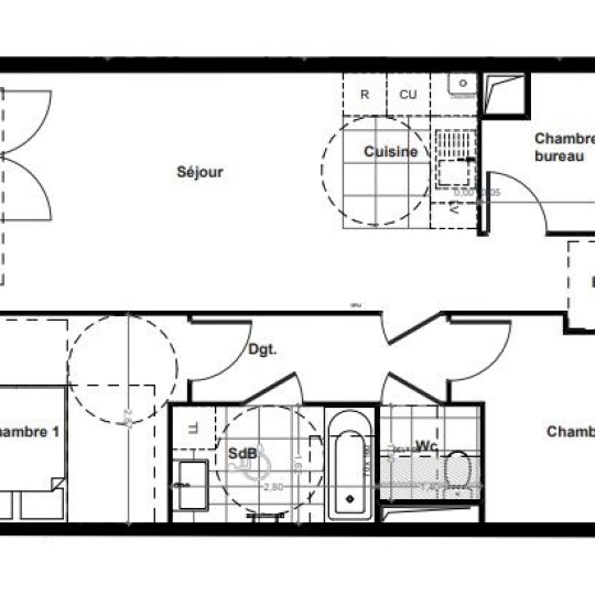  Annonces ISSYLESMOULINEAUX : Appartement | MONTREUIL (93100) | 65 m2 | 331 000 € 