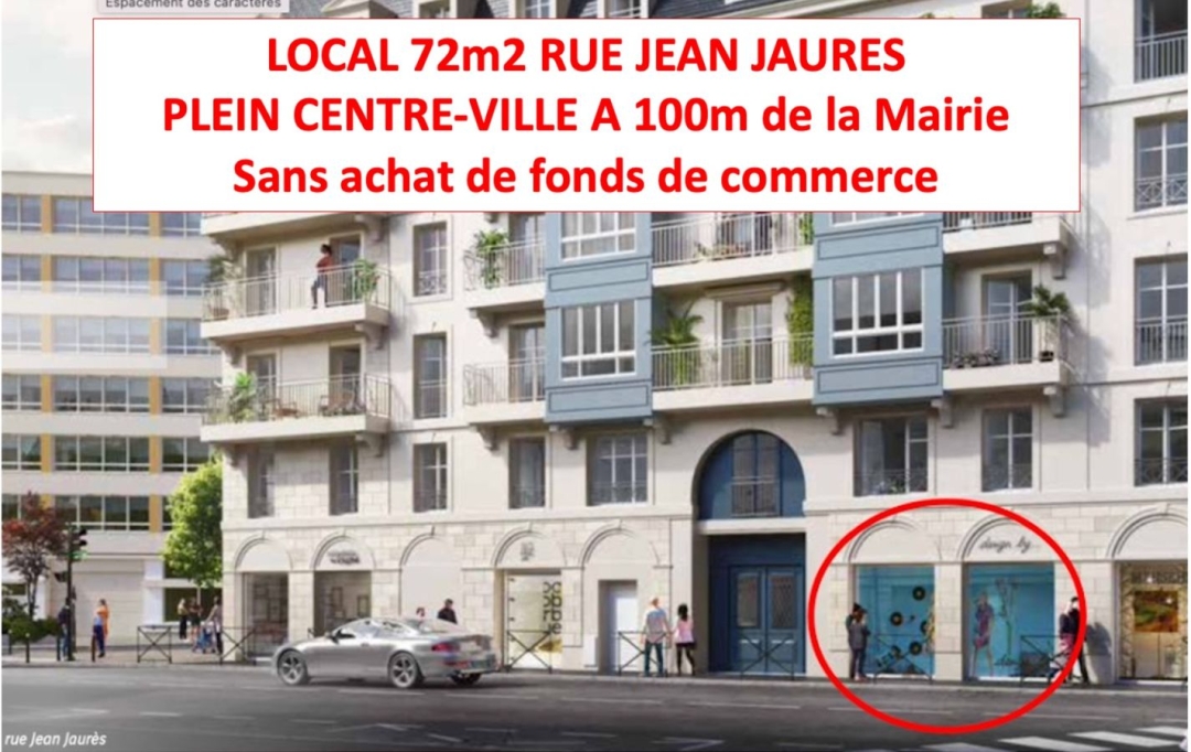 Annonces ISSYLESMOULINEAUX : Local / Bureau | PUTEAUX (92800) | 73 m2 | 4 900 € 